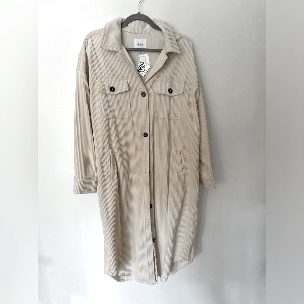 Lelis Collection Darby Corduroy Shacket NWT